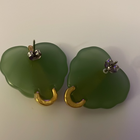 Vintage heart earrings - Picture 2 of 2